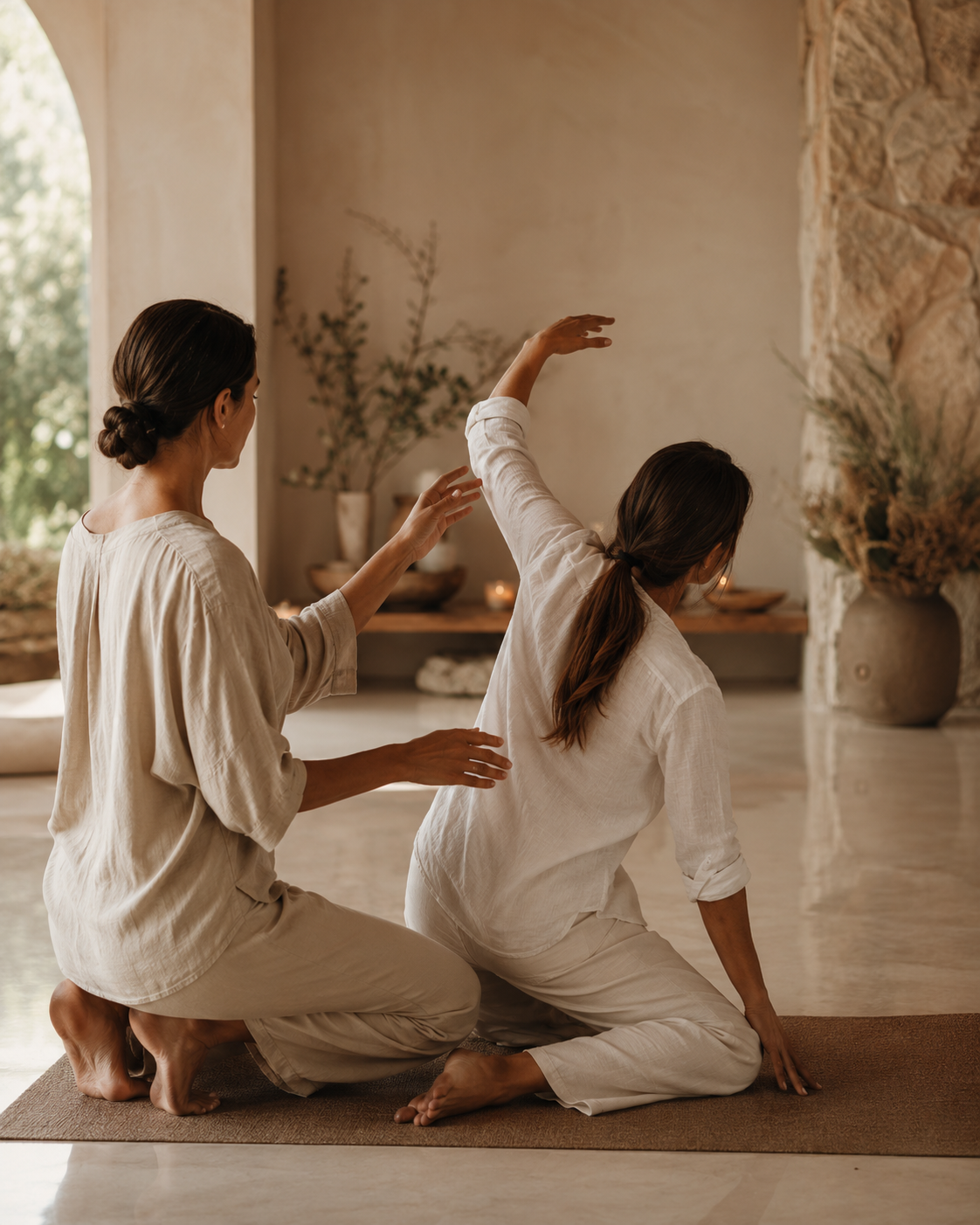 Guided somatic fascia movement practice